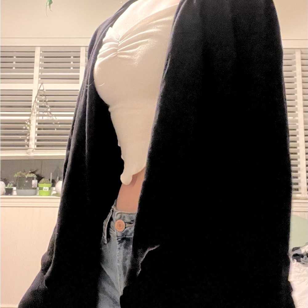Really good quality soft black cardigan